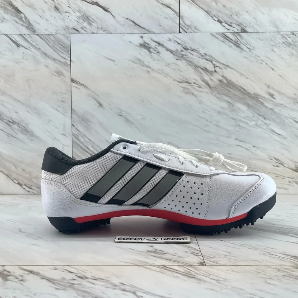 Adidas Heritage Tour Cycling Shoes White Silver Leather - Picture 4 of 11